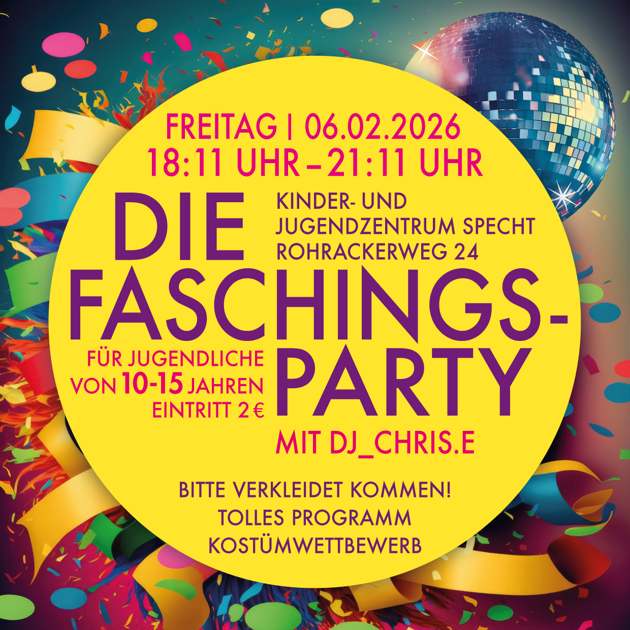 Fasching 26 | mehr Infos >