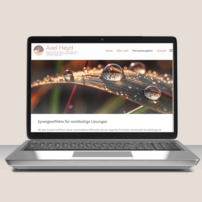 Website Praxis Axel Heyd | mehr Infos >
